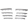 GRILLE MOULDING KIT CHROME (8PC/SET) REPLACEMENT FOR VOLKSWAGEN JETTA (TYPE 5) 2008 PARTSLINK NUMBER  VW1211100