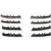 GRILLE MOULDING KIT CHROME (8PC/SET) REPLACEMENT FOR VOLKSWAGEN JETTA (TYPE 5) 2008 PARTSLINK NUMBER  VW1211100