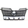 GRILLE PTM PRIMED BLACK REPLACEMENT FOR VOLKSWAGEN JETTA (TYPE 5) 2008 PARTSLINK NUMBER  VW1200139