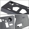 LICENSE PLATE BRACKET FR (MATTE-BLACK)  REPLACEMENT FOR LEXUS RX350 2015 PARTSLINK NUMBER  LX1068111
