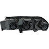 HEAD LAMP RH BLACK BEZEL W/CENTER BULB SHIELD TO FEB 5TH 2004 HQ REPLACEMENT FOR CHEVROLET IMPALA 2000 PARTSLINK NUMBER  GM2503201