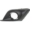 FOG LAMP BEZEL FR RH MATTE BLACK USE W/CHROME TRIM RING  REPLACEMENT FOR MAZDA MAZDA 3 2015 PARTSLINK NUMBER  MA1039128