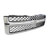 GRILLE MATTE-DK GRAY W/CHROME MLDG    REPLACEMENT FOR CHEVROLET PICKUP CHEVY SILVERADO 25-3500 2013 PARTSLINK NUMBER  GM1200639