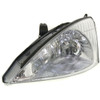 HEAD LAMP LH W/O HID W/O SVT W/CHROME BEZEL HQ REPLACEMENT FOR FORD FOCUS 2000 PARTSLINK NUMBER  FO2502171