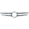 GRILLE MOULDING W/O CAMERA HOLE W/MOULDING HOLE SILVER GRAY   REPLACEMENT FOR MERCEDES C300 2015 PARTSLINK NUMBER  MB1210115