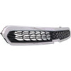 GRILLE UPPER MATT-BLACK W/CHROME MLDG W/O FOG HOLE LS/LT   REPLACEMENT FOR CHEVROLET SPARK 2013 PARTSLINK NUMBER   GM1200657