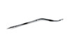 BUMPER MOULDING FR OUTER RH PAINTED SILVER  REPLACEMENT FOR MERCEDES C63 AMG (4-DOOR) 2015 PARTSLINK NUMBER  MB1047126