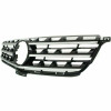 GRILLE BLACK W/CHROME MLDG W/O EMBLEM  REPLACEMENT FOR MERCEDES ML350 2015 PARTSLINK NUMBER  MB1200162
