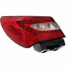 TAIL LAMP LH CAPA    REPLACEMENT FOR CHRYSLER 200 SEDAN 2013 PARTSLINK NUMBER  CH2818131C