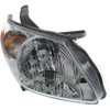 HEAD LAMP RH CHROME HOUSING CAPA REPLACEMENT FOR PONTIAC VIBE 2005 PARTSLINK NUMBER GM2503249C