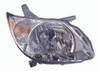 HEAD LAMP RH CHROME HOUSING HQ REPLACEMENT FOR PONTIAC VIBE 2005 PARTSLINK NUMBER GM2503249