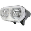 GRILLE MATTE BLACK W/SILVER TRIM   REPLACEMENT FOR DODGE CHALLENGER 2013 PARTSLINK NUMBER  CH2518137C