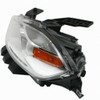 HEAD LAMP LH HALOGEN CHROME BEZEL CAPA  REPLACEMENT FOR DODGE DART 2013 PARTSLINK NUMBER  CH2518143C