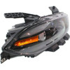 HEAD LAMP RH HALOGEN BLACK BEZEL W/O LOGO CAPA  REPLACEMENT FOR DODGE DART 2013 PARTSLINK NUMBER  CH2503240C