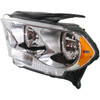 HEAD LAMP LH HALOGEN WITH CHROME TRIM CAPA   REPLACEMENT FOR DODGE DURANGO 2013 PARTSLINK NUMBER  CH2502228C