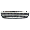 GRILLE CHROME/SILVER W/SPORT PKG (AVNGRD/ELGNS) REPLACEMENT FOR MERCEDES CL500 2000 PARTSLINK NUMBER  MB1200142