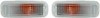 REPEATER LAMP LH/RH HQ REPLACEMENT FOR MERCEDES ML430 2000 PARTSLINK NUMBER  MB2570101