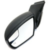 DOOR MIRROR LH POWER HTD TEXTURED COVER W/O BLIND SPOT/SIGNAL   REPLACEMENT FOR FORD ESCAPE 2013 PARTSLINK NUMBER  FO1320476