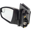 DOOR MIRROR LH POWER PTM W/SPOTTER W/O BLIND SPOT/HEAT/MEMORY   REPLACEMENT FOR FORD ESCAPE 2013 PARTSLINK NUMBER  FO1320435