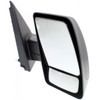 DOOR MIRROR RH MANUAL TEXTURED  REPLACEMENT FOR NISSAN NV1500 2015 PARTSLINK NUMBER  NI1321232