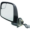 DOOR MIRROR LH POWER TEXTURED HTD REPLACEMENT FOR NISSAN NV200 2015 PARTSLINK NUMBER  	NI1320246