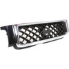 GRILLE SE MODEL CHROME/SILVER/CHARCOAL W/CHROME MOULDING REPLACEMENT FOR NISSAN PATHFINDER 2000 PARTSLINK NUMBER  NI1200188