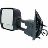 DOOR MIRROR LH POWER CHROME HTD W/TOW  REPLACEMENT FOR NISSAN NV3500 2015 PARTSLINK NUMBER  	NI1320222