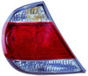 TAIL LAMP LH LE/XLE HQ REPLACEMENT FOR TOYOTA CAMRY 2005 PARTSLINK NUMBER TO2800155