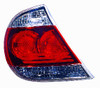 TAIL LAMP LH SE MODEL JAPAN BUILT HQ REPLACEMENT FOR TOYOTA CAMRY 2005 PARTSLINK NUMBER TO2800171