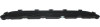 GRILLE LOWER MATTE DARK GRAY REPLACEMENT FOR NISSAN ROGUE 2015 PARTSLINK NUMBER  NI1036102