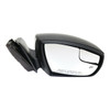 DOOR MIRROR RH POWER HTD W/SIGNAL/BLIND SPOT/TEMP SENSOR/PUDDLE LAMP FITS 12-14 TITANIUM/ELECTRIC MODEL   REPLACEMENT FOR FORD FOCUS ELECTRIC 2013 PARTSLINK NUMBER  FO1321464