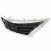 GRILLE CHROME/BLACK REPLACEMENT FOR NISSAN VERSA SEDAN 2015 PARTSLINK NUMBER  NI1200261U