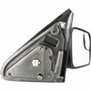 DOOR MIRROR RH POWER HTD W/TOW TEXTURED REPLACEMENT FOR DODGE PICKUP DODGE RAM 1500 2002 PARTSLINK NUMBER  CH1321228