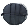FOG LAMP COVER FR LH ROUND MATTE BLACK REPLACEMENT FOR TOYOTA MATRIX 2005 PARTSLINK NUMBER TO1038121