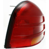 TAIL LAMP LH (CHROME MOULDING 4 BULB-RED-AMBER) HQ REPLACEMENT FOR FORD CROWN VICTORIA 2002 PARTSLINK NUMBER  FO2800150