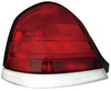 TAIL LAMP LH (CHROME MOULDING-2 BULB-RED) HQ REPLACEMENT FOR FORD CROWN VICTORIA 2002 PARTSLINK NUMBER  FO2800176