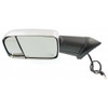 DOOR MIRROR LH POWER CHROME HTD W/AMBIENT/SIGNAL/PUDDLE LAMP/MEMORY/TOW  REPLACEMENT FOR RAM PICKUP RAM 1500 2015 PARTSLINK NUMBER  CH1320351