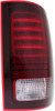TAIL LAMP RH BLACK SPORT/RT SMOKED LENS CAPA  REPLACEMENT FOR RAM PICKUP RAM 1500 2015 PARTSLINK NUMBER  CH2801202C