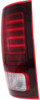 TAIL LAMP LH LED BLACK SPORT/RT SMOKED LENS CAPA   REPLACEMENT FOR RAM PICKUP RAM 2500 2015 PARTSLINK NUMBER  CH2800202C