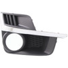 FOG LAMP BEZEL FR RH W/CHROME MOULDING   REPLACEMENT FOR SUBARU IMPREZA 2015 PARTSLINK NUMBER  SU1039110
