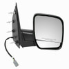 DOOR MIRROR RH POWER W/PUDDLE LAMP/DUAL GLASS REPLACEMENT FOR FORD VAN FORD ECONOLINE 2002 PARTSLINK NUMBER  FO1321276