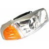 HEAD LAMP RH HQ REPLACEMENT FOR GMC PICKUP GMC SIERRA (1500) (2500-3500) 2002 PARTSLINK NUMBER  GM2503214