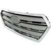 GRILLE PAINTED SILVER GRAY W/CHROME MOULDING  REPLACEMENT FOR SUBARU OUTBACK (MID-SIZE-WAGON) 2015 PARTSLINK NUMBER   SU1200159