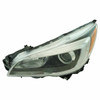 HEAD LAMP LH HALOGEN W/BLACK BEZEL/CHROME TRIM 3.6L HQ  REPLACEMENT FOR SUBARU OUTBACK (MID-SIZE-WAGON) 2015 PARTSLINK NUMBER  SU2502149