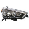 HEAD LAMP RH HALOGEN W/CHROME TRIM/BLACK BEZEL HQ  REPLACEMENT FOR TOYOTA 4RUNNER 2015 PARTSLINK NUMBER  TO2519150