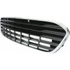 GRILLE LOWER PAINTED SILVR GRAY W/CHROME MLDG W/SENSOR HOLE REPLACEMENT FOR TOYOTA AVALON 2015 PARTSLINK NUMBER  TO1036153