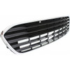 GRILLE LOWER PAINTED SILVR GRAY W/CHROME MLDG W/SENSOR HOLE REPLACEMENT FOR TOYOTA AVALON 2015 PARTSLINK NUMBER  TO1036153