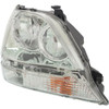 HEAD LAMP RH CHROME HOUSE HQ REPLACEMENT FOR LEXUS RX300 2002 PARTSLINK NUMBER  LX2503104