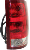 TAIL LAMP RH 2ND DESIGN W/O DARK RED TRIM W/SMALL BACK-UP BULB EXCLUDE BASE/DUALLY MODEL HQ   REPLACEMENT FOR GMC PICKUP GMC SIERRA HYBRID 2013 PARTSLINK NUMBER  GM2801250
