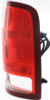 TAIL LAMP RH EXCLUDE BASE/DUALLY/DENALI W/O DARK RED TRIM W/LARGE 3047 BACK-UP BULB HQ   REPLACEMENT FOR GMC PICKUP GMC SIERRA HYBRID 2013 PARTSLINK NUMBER  GM2801208